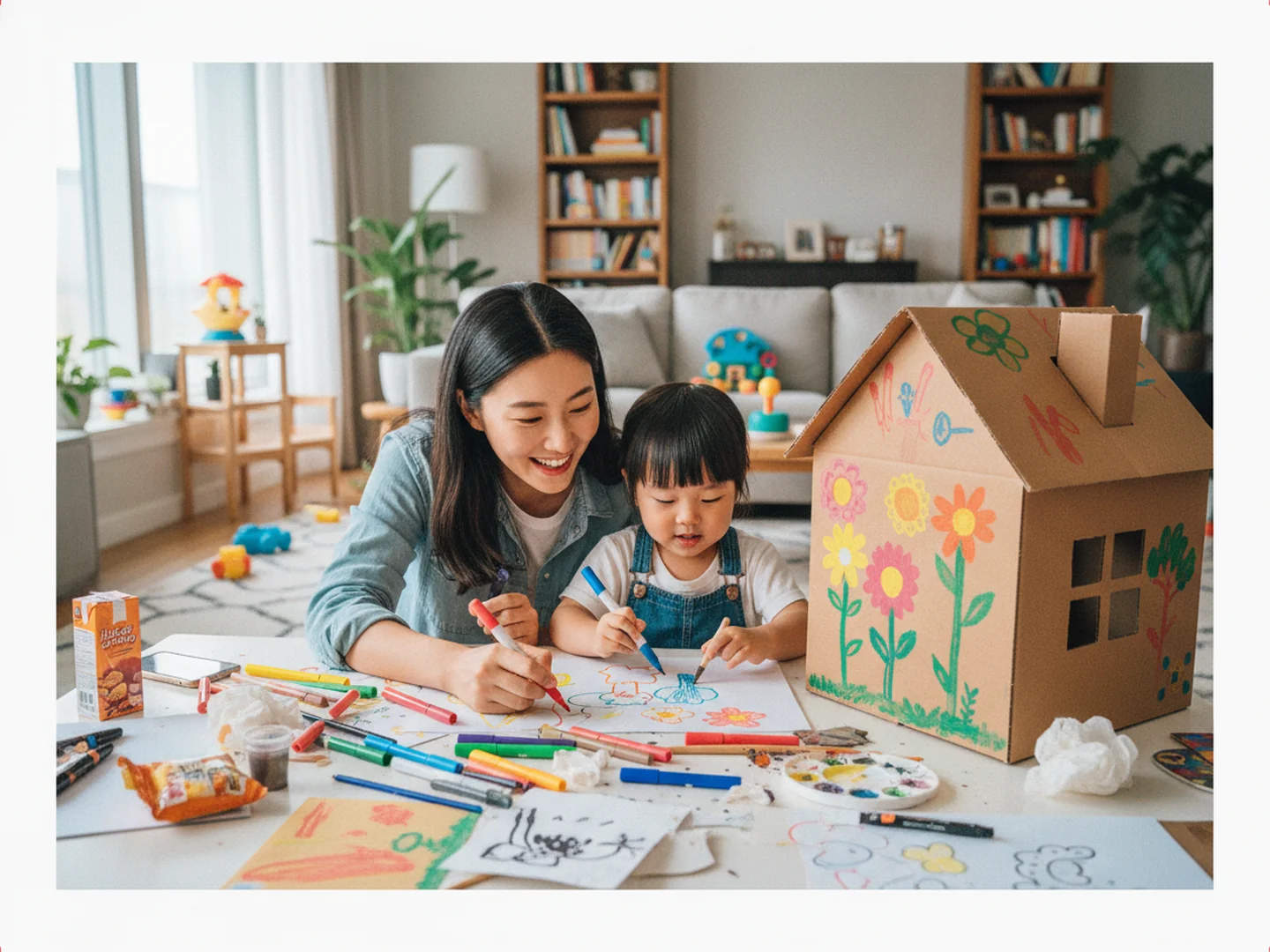 다이소 조립식 종이집04